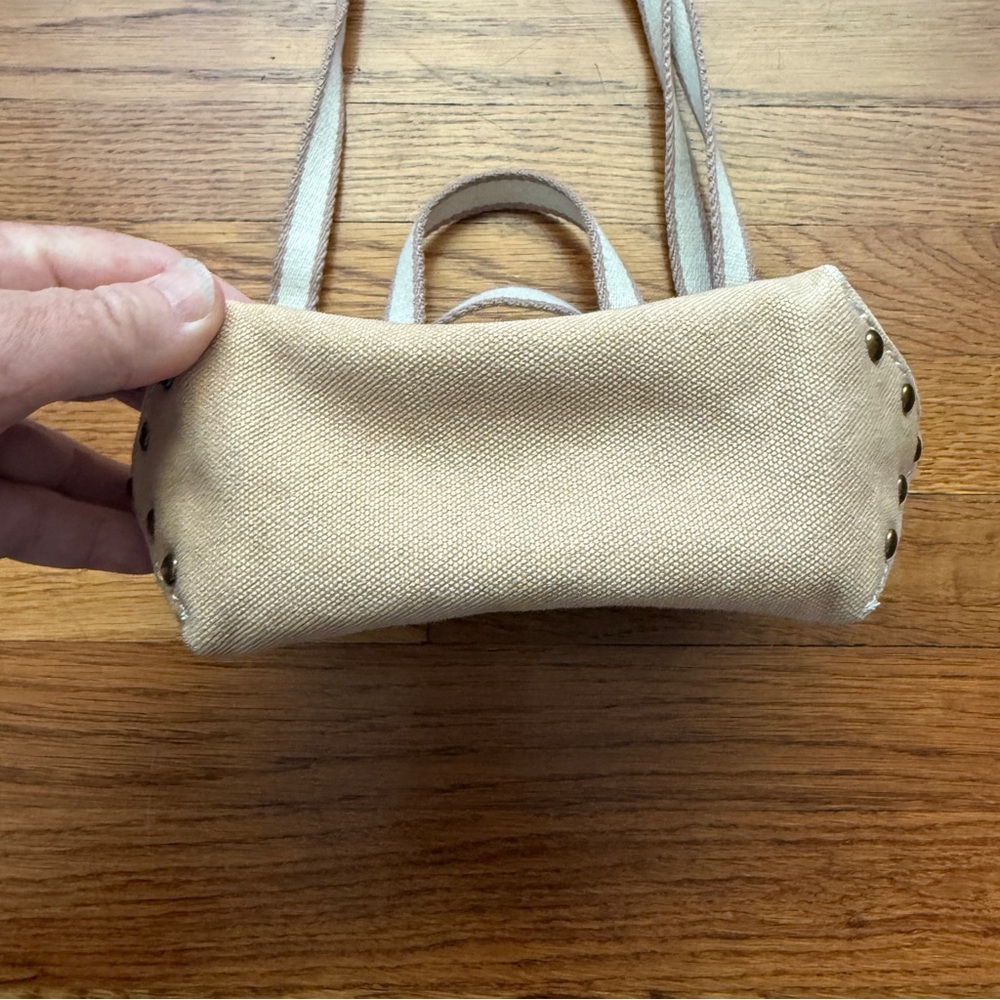 J.Crew mini montauk canvas cream tote crossbody - Picture 4 of 8